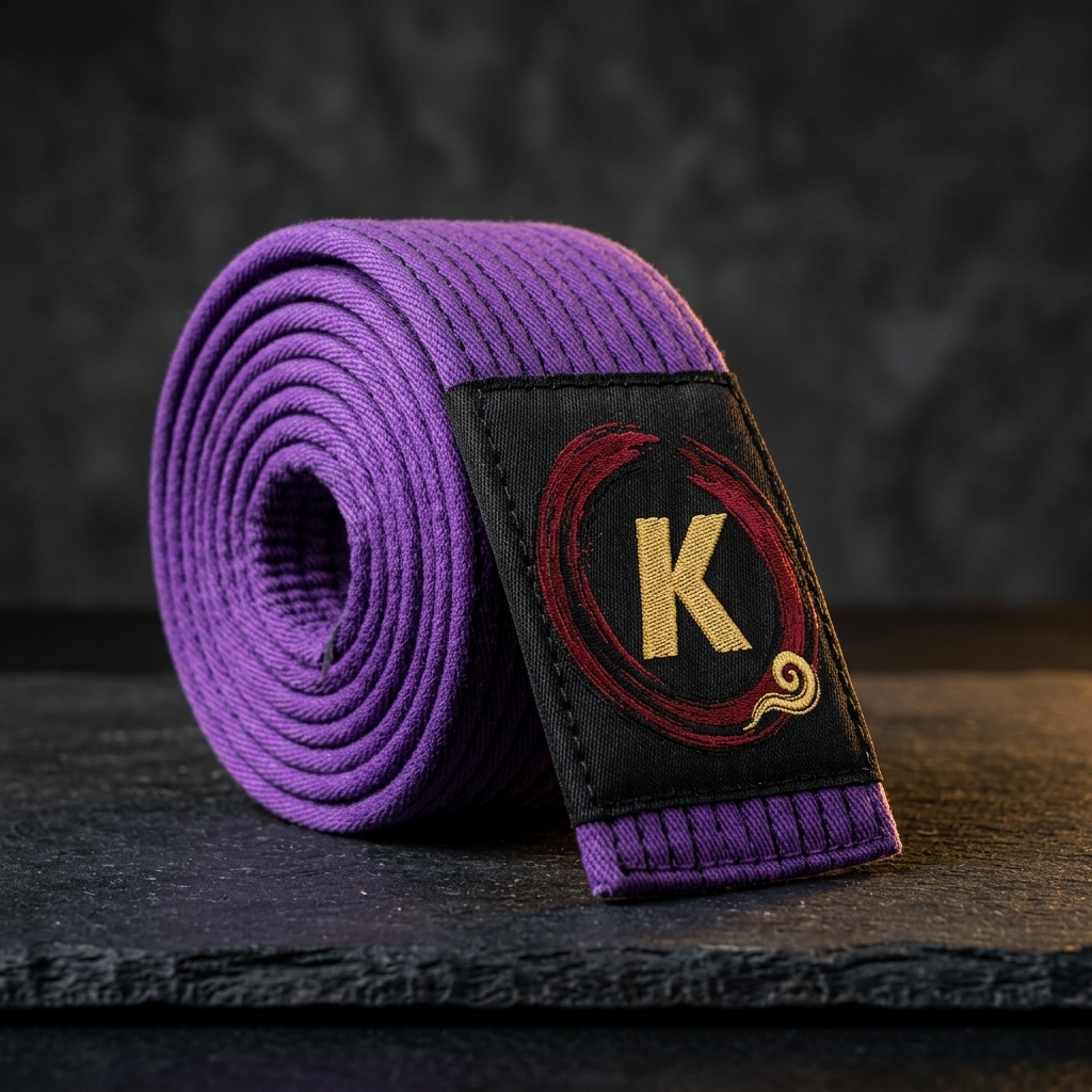 Ceinture BJJ — Mauve