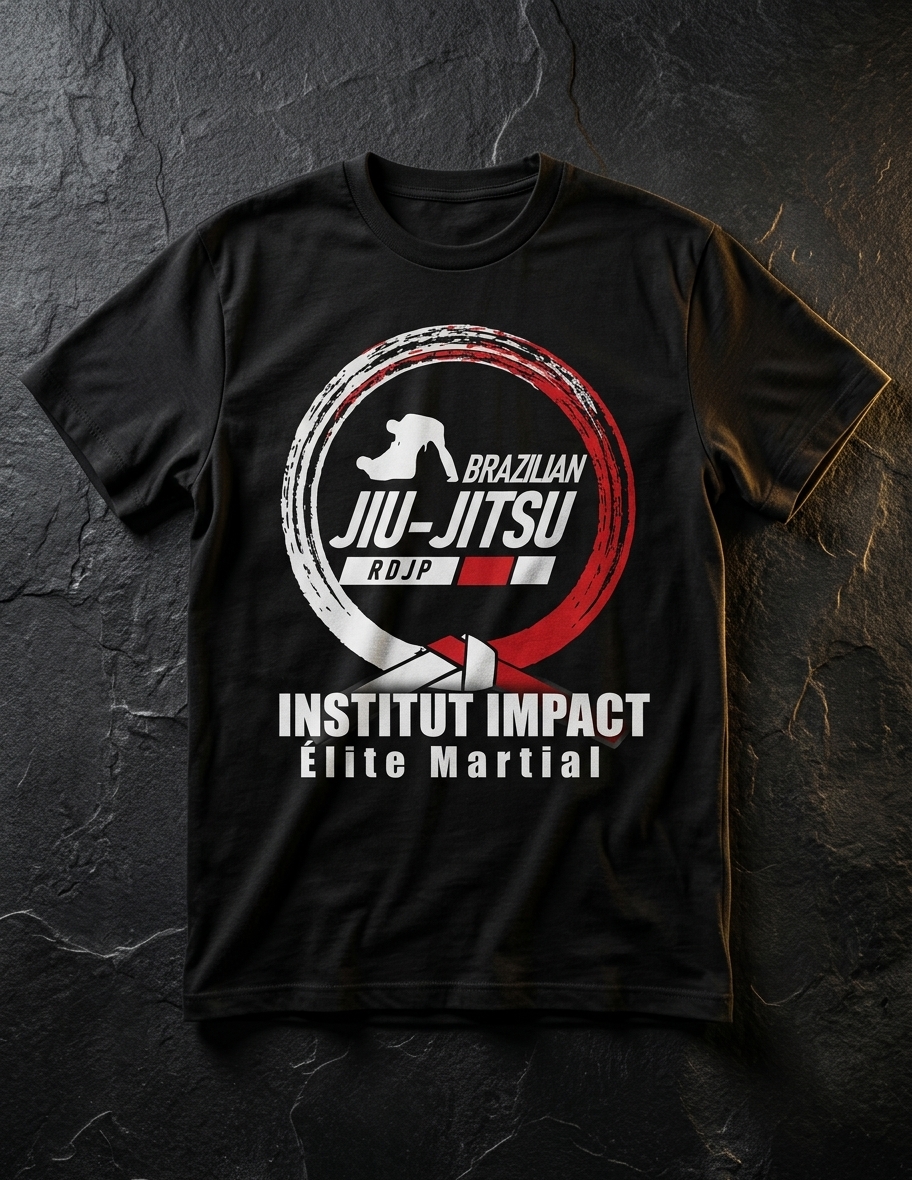 T-shirt Institut Impact — BJJ (Emblème officiel)